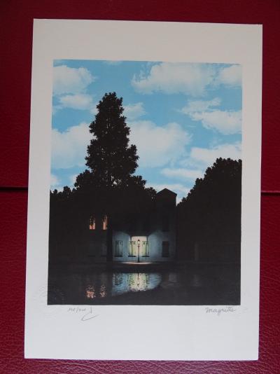 René MAGRITTE (d’après) - L’Empire des Lumières - Lithographie 2