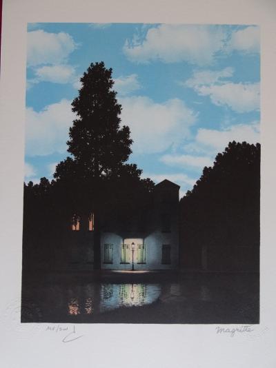 René MAGRITTE (d’après) - L’Empire des Lumières - Lithographie 2