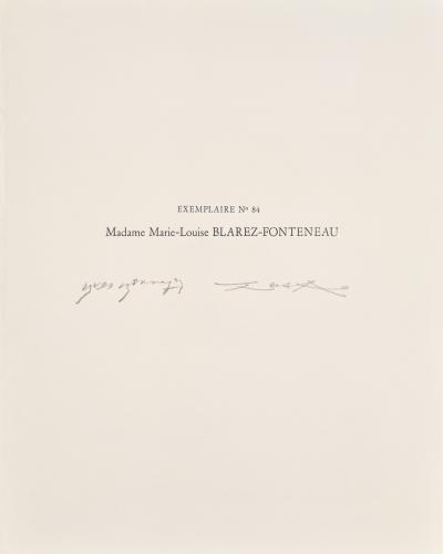 Zao Wou-Ki - XXIV Sonnets de Shakespeare, 1994 -  Eau-forte et aquatinte 2