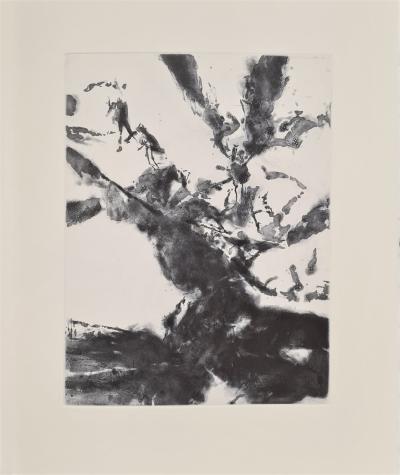 Zao Wou-Ki - XXIV Sonnets de Shakespeare, 1994 -  Eau-forte et aquatinte 2
