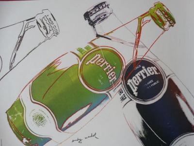 Andy WARHOL - Perrier, 1983 - Impression Offset 2