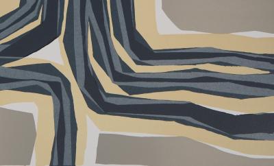 Raoul UBAC : Composition en beige - Lithographie signée 2