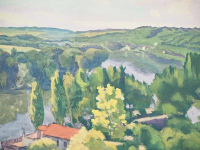 Albert MARQUET : La Frette sur Seine - Lithographie originale signée 2