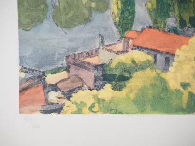 Albert MARQUET : La Frette sur Seine - Lithographie originale signée 2