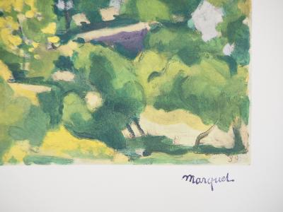 Albert MARQUET : La Frette sur Seine - Lithographie originale signée 2