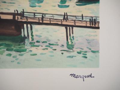 Albert MARQUET : Normandie, le Havre - Lithographie signée 2
