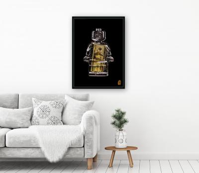 Vincent SABATIER - 100$, 2019 - Sérigraphie signée au crayon 2