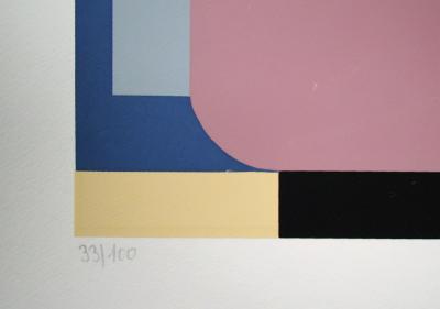 Walter DEXEL - Bateau à vapeur, 1969 - Sérigraphie originale signée au crayon 2