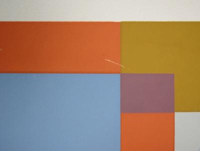 Walter DEXEL - Bateau à vapeur, 1969 - Sérigraphie originale signée au crayon 2