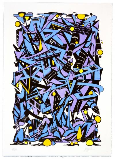 MEYSO - Sans titre, 2019 - Lithographie originale signée au crayon 2