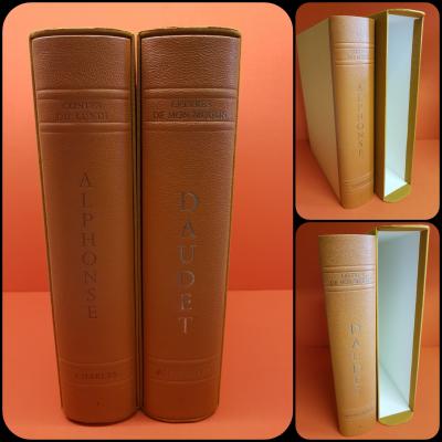 Alphonse DAUDET - Contes du lundi et Lettres de mon Moulin - livre in-folio en feuilles 2
