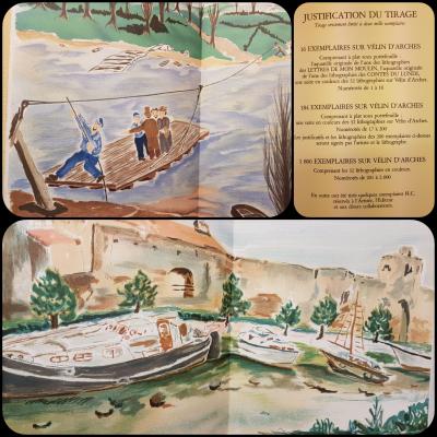 Alphonse DAUDET - Contes du lundi et Lettres de mon Moulin - livre in-folio en feuilles 2