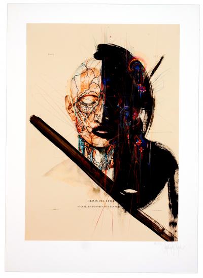 Stéphane CARRICONDO - Etude 2, 2015 -  Impression digitale signée au crayon 2