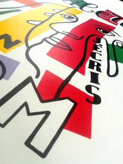 Fernand LEGER (d’après)  - Liberté, j’écris ton nom - Lithographie 2