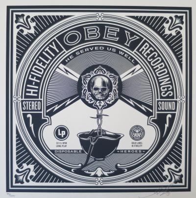 Shepard FAIREY (Obey) - Disposable Heroes, 2013 - Sérigraphie signée et numérotée 2