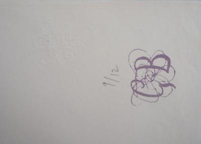 Georges BRAQUE - Vagues - Lithographie originale signée 2