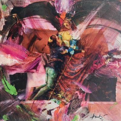 HASTAIRE - Roméo et Juliette XIV, 2009 - Technique mixte sur toile signée 2