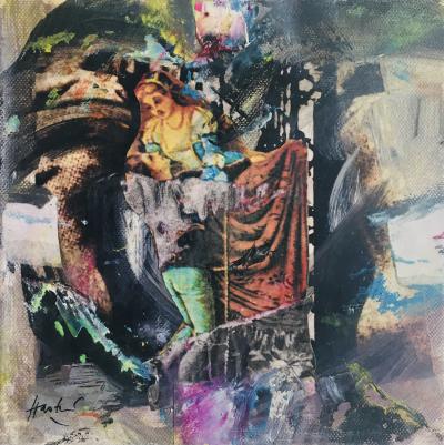 HASTAIRE - Roméo et Juliette XXV, 2009 - Technique mixte sur toile signée 2