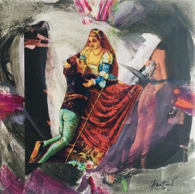 HASTAIRE - Roméo et Juliette XXVIII, 2009 - Technique mixte sur toile signée 2