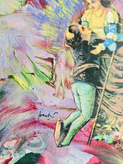 HASTAIRE - Roméo et Juliette VIII, 2009 - Technique mixte sur toile signée 2