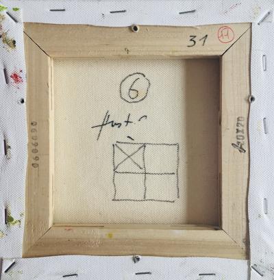 HASTAIRE - Romeo and Juliet XI, 2009 - Mixed media on canvas signed 2