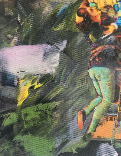 HASTAIRE - Roméo et Juliette XV, 2009 - Technique mixte sur toile signée 2