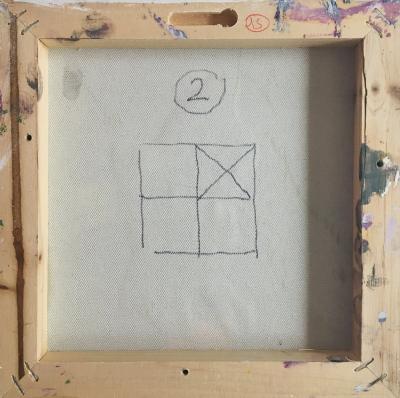 HASTAIRE - Roméo et Juliette XV, 2009 - Technique mixte sur toile signée 2