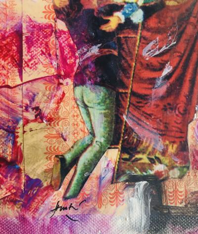 HASTAIRE - Roméo et Juliette XVIII, 2009 - Technique mixte sur toile signée 2