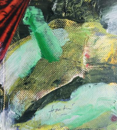 HASTAIRE - Roméo et Juliette XIX, 2009 - Technique mixte sur toile signée 2