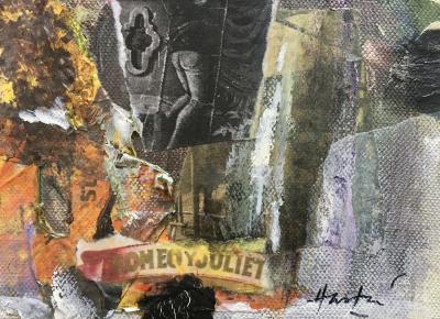 HASTAIRE - Roméo et Juliette IV, 2009 - Technique mixte sur toile signée 2