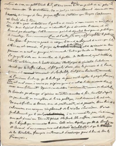 Georges CLEMENCEAU - Manuscrit autographe, 1914 - Boulangisme 2