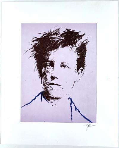 Ernest PIGNON-ERNEST - Rimbaud - Lithographie signée au crayon 2