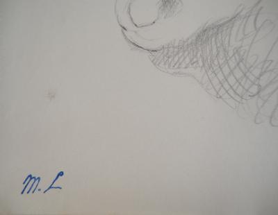 Marie LAURENCIN : Chat, Dessin original signé 2