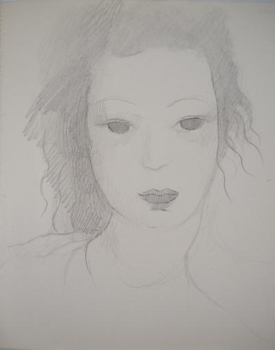 Marie LAURENCIN : Rêveuse, Dessin original signé 2