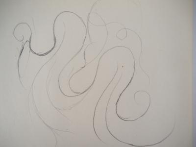 Marie LAURENCIN : Etude d’ornement, Dessin original signé 2
