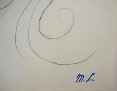 Marie LAURENCIN : Etude d’ornement, Dessin original signé 2