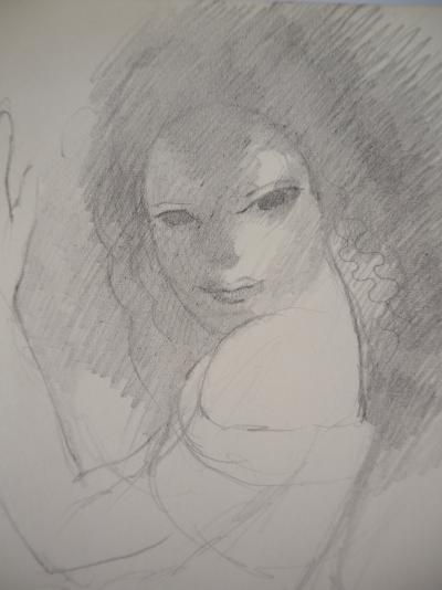 Marie LAURENCIN : Séductrice, Dessin original signé 2