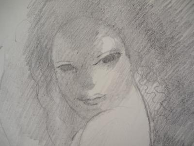Marie LAURENCIN : Séductrice, Dessin original signé 2