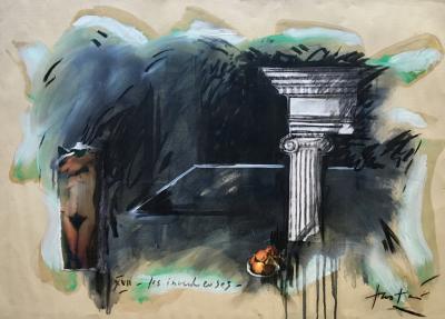 HASTAIRE - Les invertueuse XVII, 2004 - Technique mixte signée 2