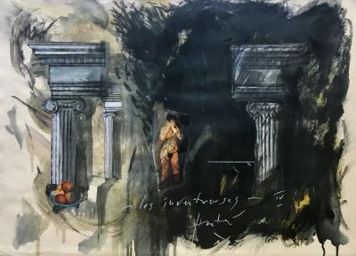 HASTAIRE - Les invertueuse IV, 2004 - Technique mixte signée 2