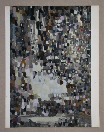 Maria Helena VIEIRA DA SILVA (d’après) - Peinture, 1956 - Pochoir 2