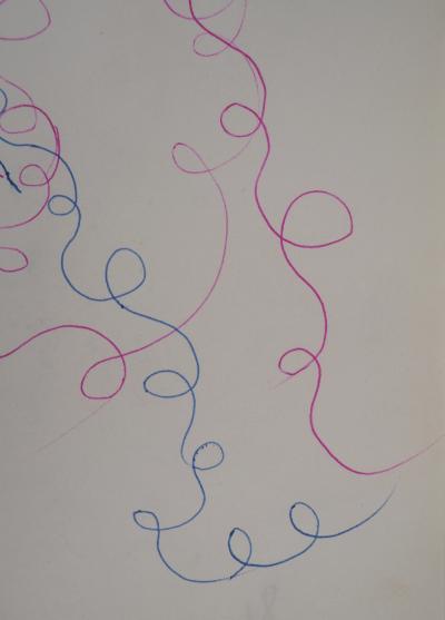 Marie LAURENCIN : Femme aux perles, Dessin original signé 2