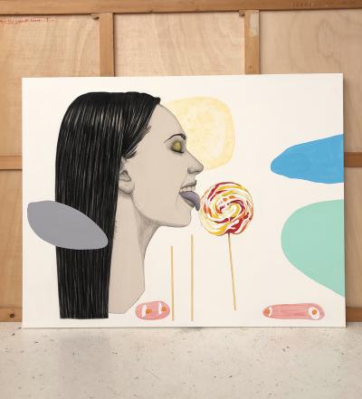 Mateo ANDREA - Lollipop II, 2020 - Technique mixte sur toile 2