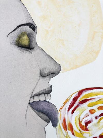 Mateo ANDREA - Lollipop II, 2020 - Technique mixte sur toile 2