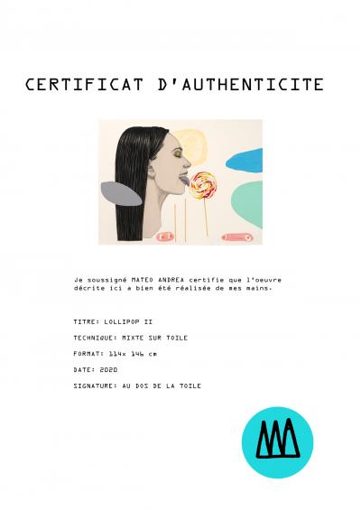 Mateo ANDREA - Lollipop II, 2020 - Technique mixte sur toile 2