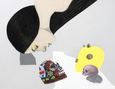 Mateo ANDREA - Mascaras, 2020 - Technique mixte sur toile 2