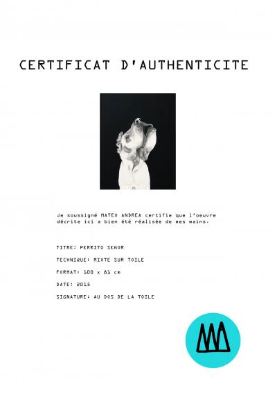Mateo ANDREA - Perrito Señor, 2015 - Technique mixte sur toile 2