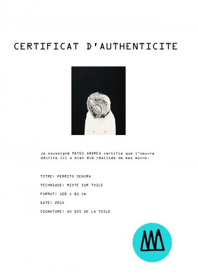 Mateo ANDREA - Perrito Señora, 2014 - Technique mixte sur toile 2