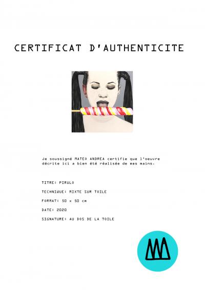 Mateo ANDREA - Pirulo, 2020 - Technique mixte sur toile 2