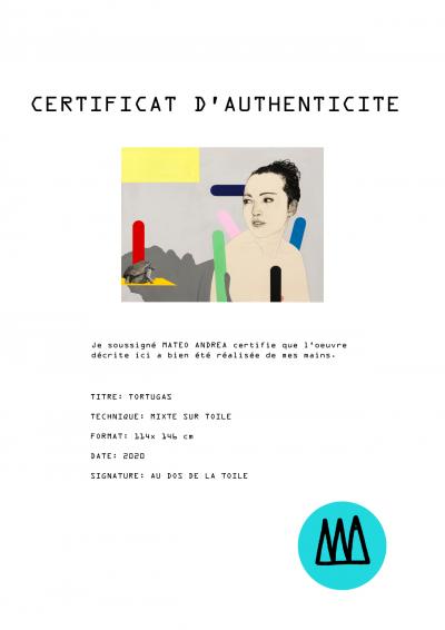 Mateo ANDREA - Tortugas, 2020 - Technique mixte sur toile 2